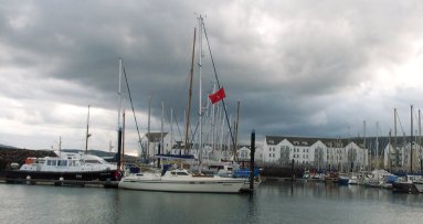 Alongside at Carrickfergus
