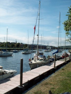 Alongside Arklow Pontoon