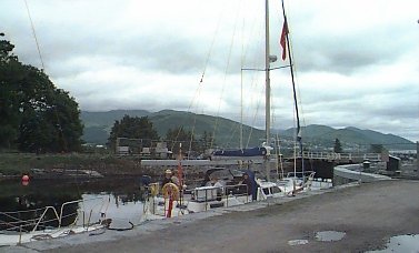 At the top of Neptune's Staircase, Banavie