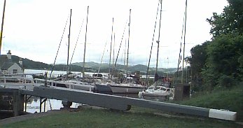 Above Lock 14 at Crinan
