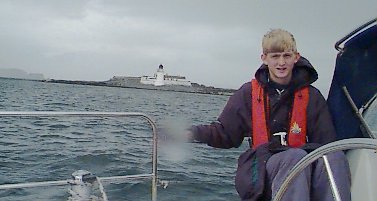 Fladd - with Belnahua beyond - Mull in the Background