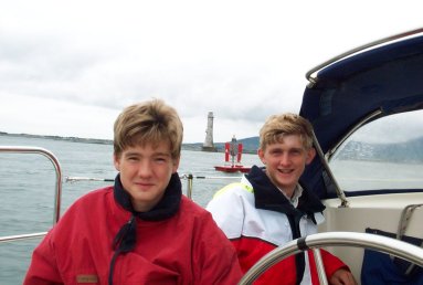 Passing Haulbowline Lighthouse