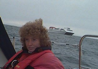 Ann and the HSS 'Stena Voyager'
