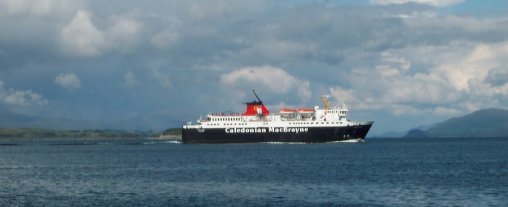 Car Ferry 'Isle of Mull' passing Lismore on her way to Oban