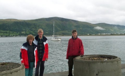 Looking Across Red Bay from Glenarrif Pier