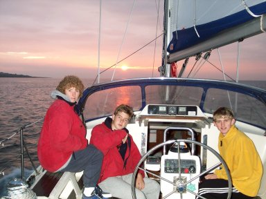 Sunset in Donaghadee Sound