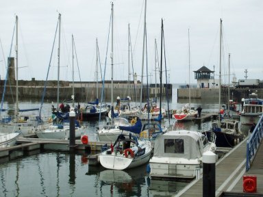 Whitehaven Marina at Freeflow - looking to Seaward