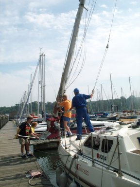 Stepping the Mast