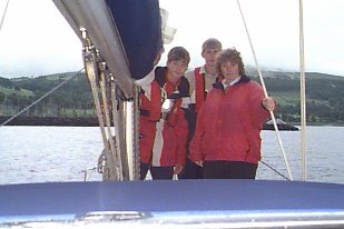 Approaching Largs Yacht Haven