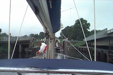 Passing the Railway Bridge and entering Neptune's Staircase