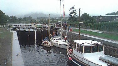 In the locks of Neptune's Staircase