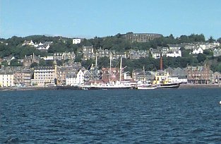 Oban - with Lord Nelson at the Pier