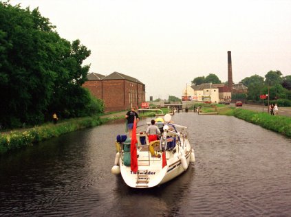 Approaching Lock 11 - by Robert Walker